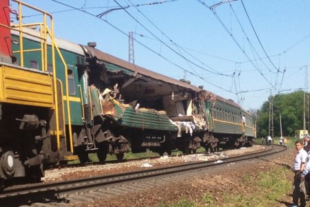Крушение двух поездов под Москвой - пятеро погибших