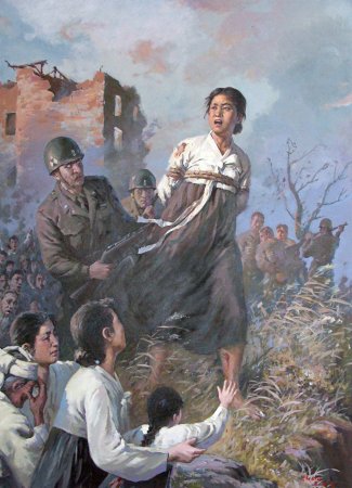 Корейские картины о военных преступлениях американского империализма