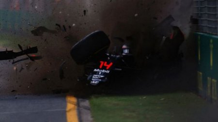 Авария на гонке «Формулы-1»