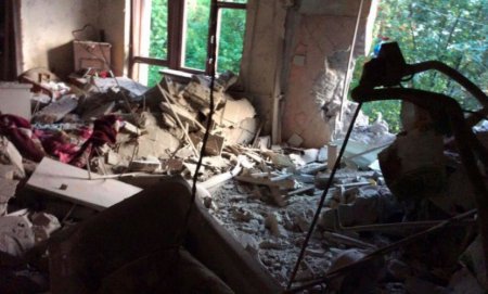  Жуткое  последствие смертельного обстрела Горловки украинской артиллерией