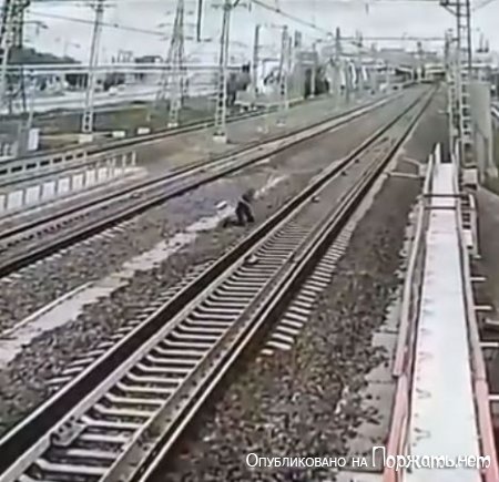 Суицид на железной дороге,Россия 