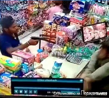 Ограбление магазина,продавец застрелен   