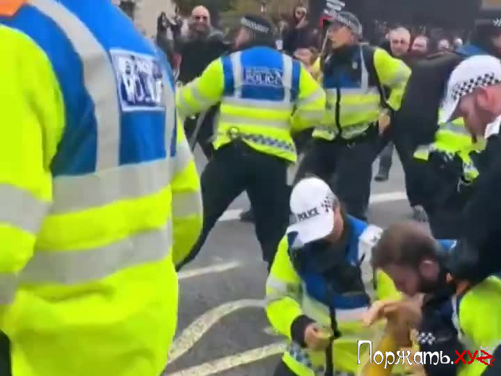 "Peaceful" Protest Turns Violent as Rioters Attack Police in London
