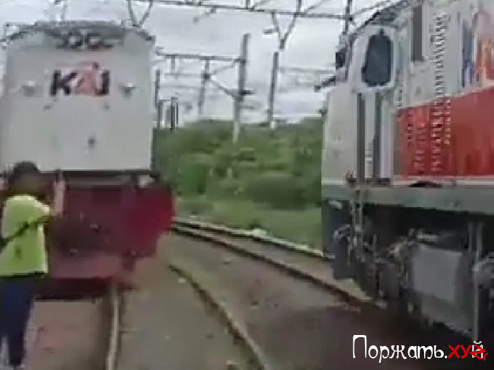 Men Filming Loud Train Don't Hear Deadly Train